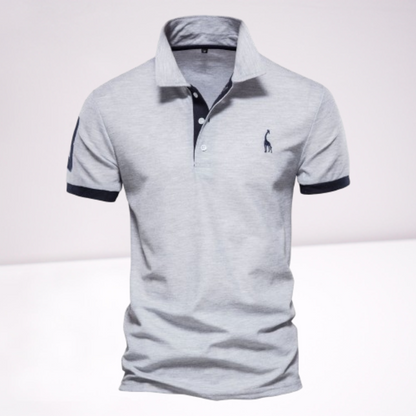 Marl - Stylish short-sleeve polo for men