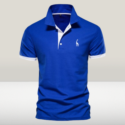 Marl - Stylish short-sleeve polo for men