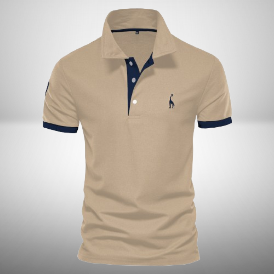 Marl - Stylish short-sleeve polo for men