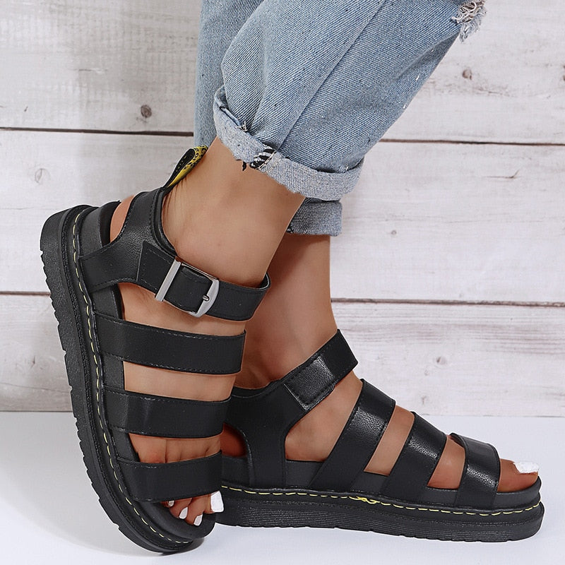 Loren - Stylish and Comfy Leather Sandals