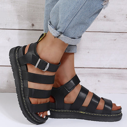 Loren - Stylish and Comfy Leather Sandals