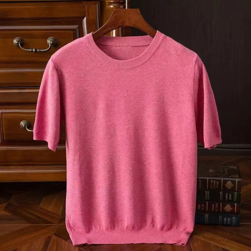 Rick - Cashmere T-Shirt Soft for All-Day Comfort