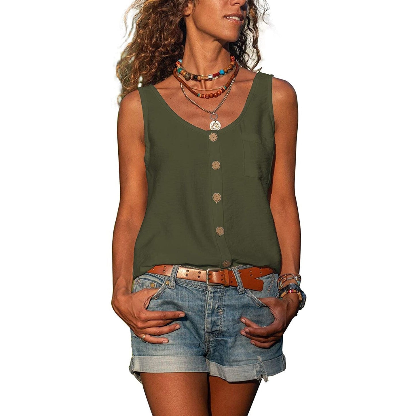 Margie - Stylish Ibiza fashion tank top for women