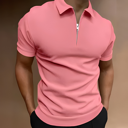 Bronny - Men's classic half-zip t-shirt