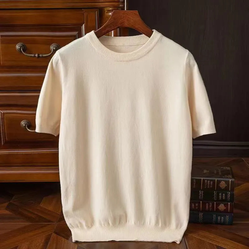 Rick - Soft Cashmere T-shirt for All-Day Comfort