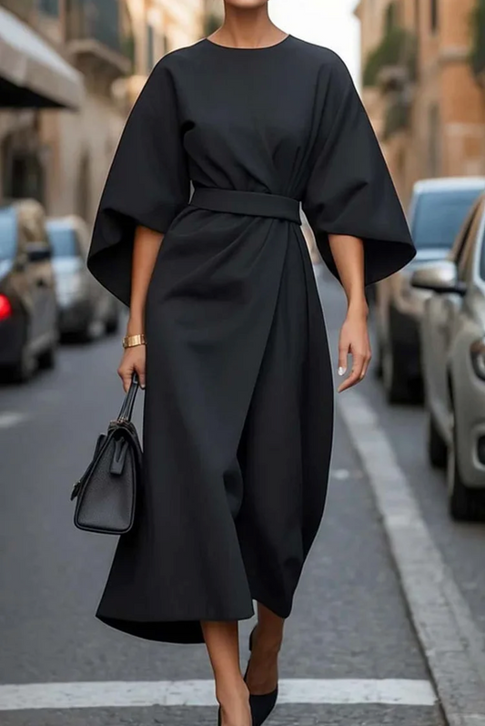 Clare - Stylish long dress with belt