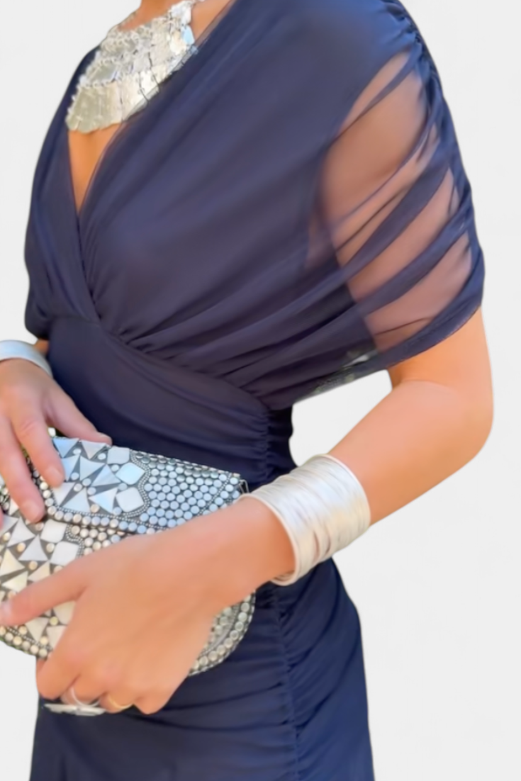 Celine - Elegant Off-Shoulder Dress