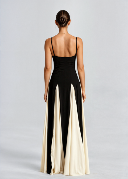 Margaux – Elegant Maxi Dress with V-Neck