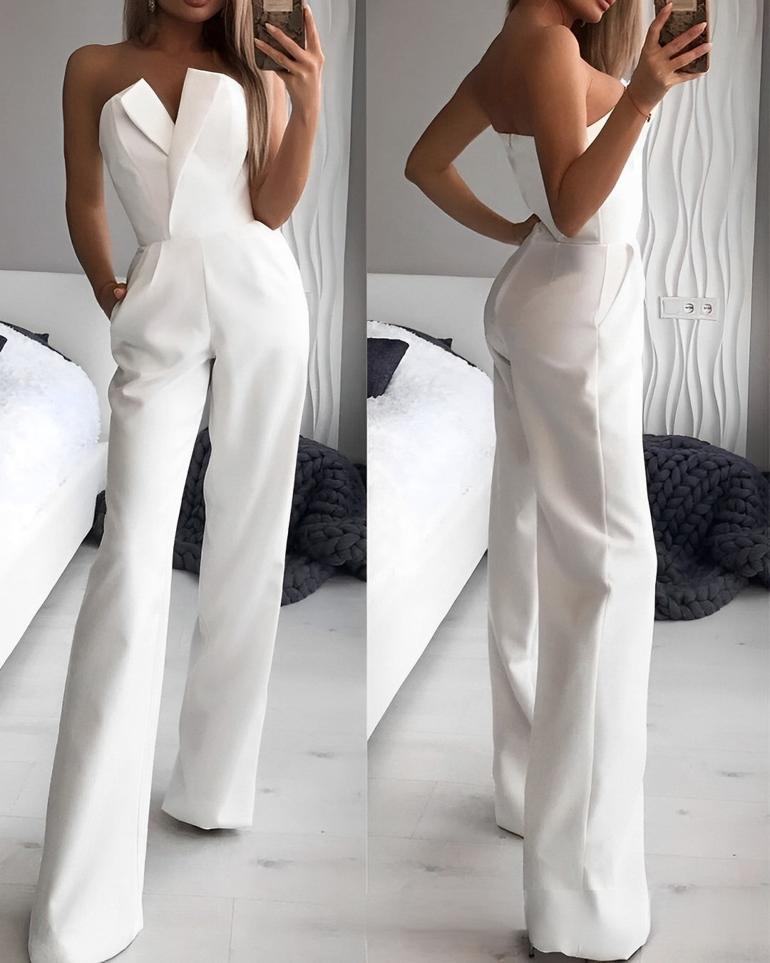 Blaire - Sleeveless V-Neck Jumpsuit
