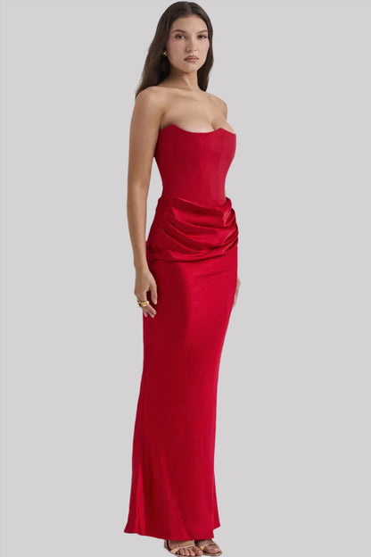 Ellisabeth - Off-shoulder maxi dress for an elegant appearance