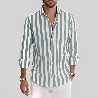 Aljur - Modern striped shirt for men