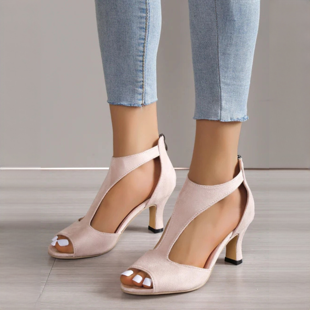 Angela - Stylish women's high-heeled sandals