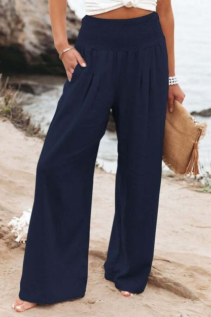 Quinley - Stretchy Linen Pants