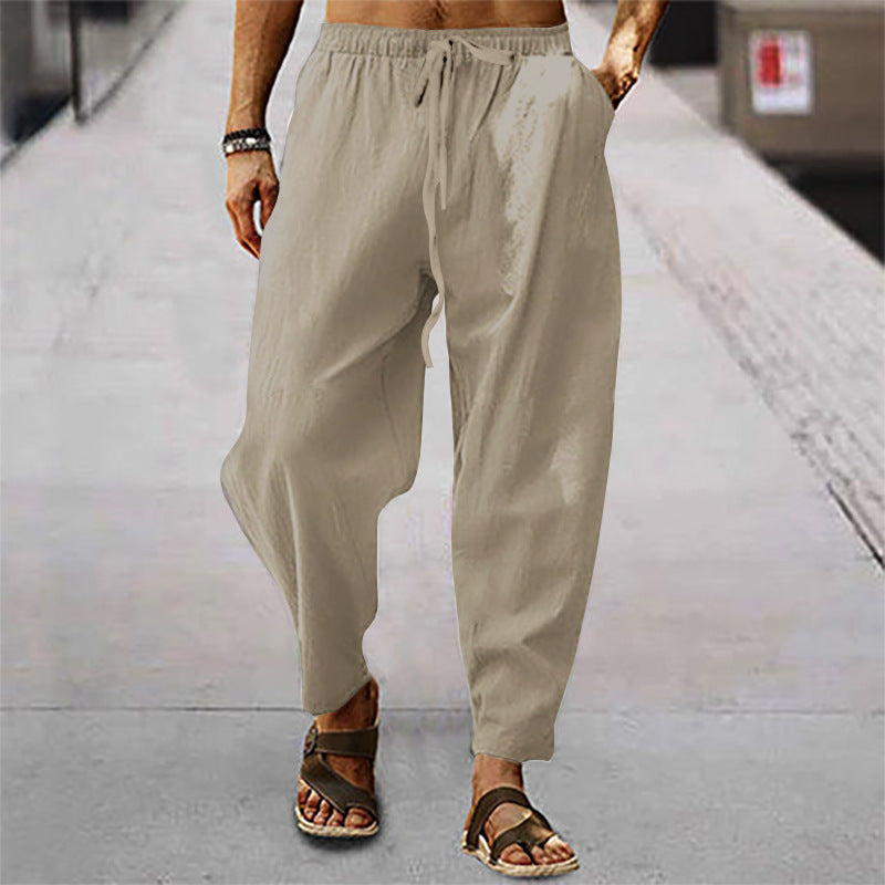 Titus - Men's Cotton and Linen Beach Pants