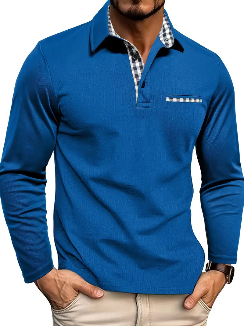 Wilfredo - Men's Summer Long Sleeve Polo Shirt