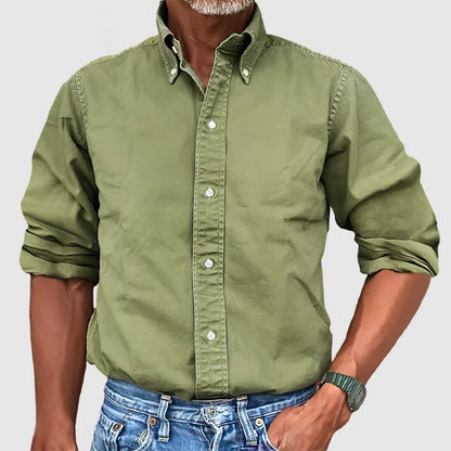 Vince – Classic men's shirt with a worn look