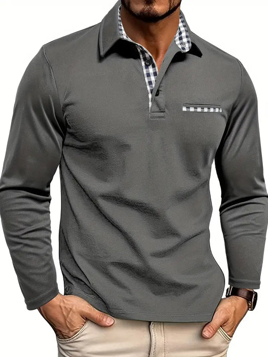 Wilfredo - Men's Summer Long Sleeve Polo Shirt