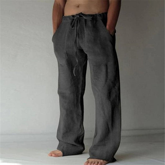 Benjamin - Men's Solid Color Linen Pants