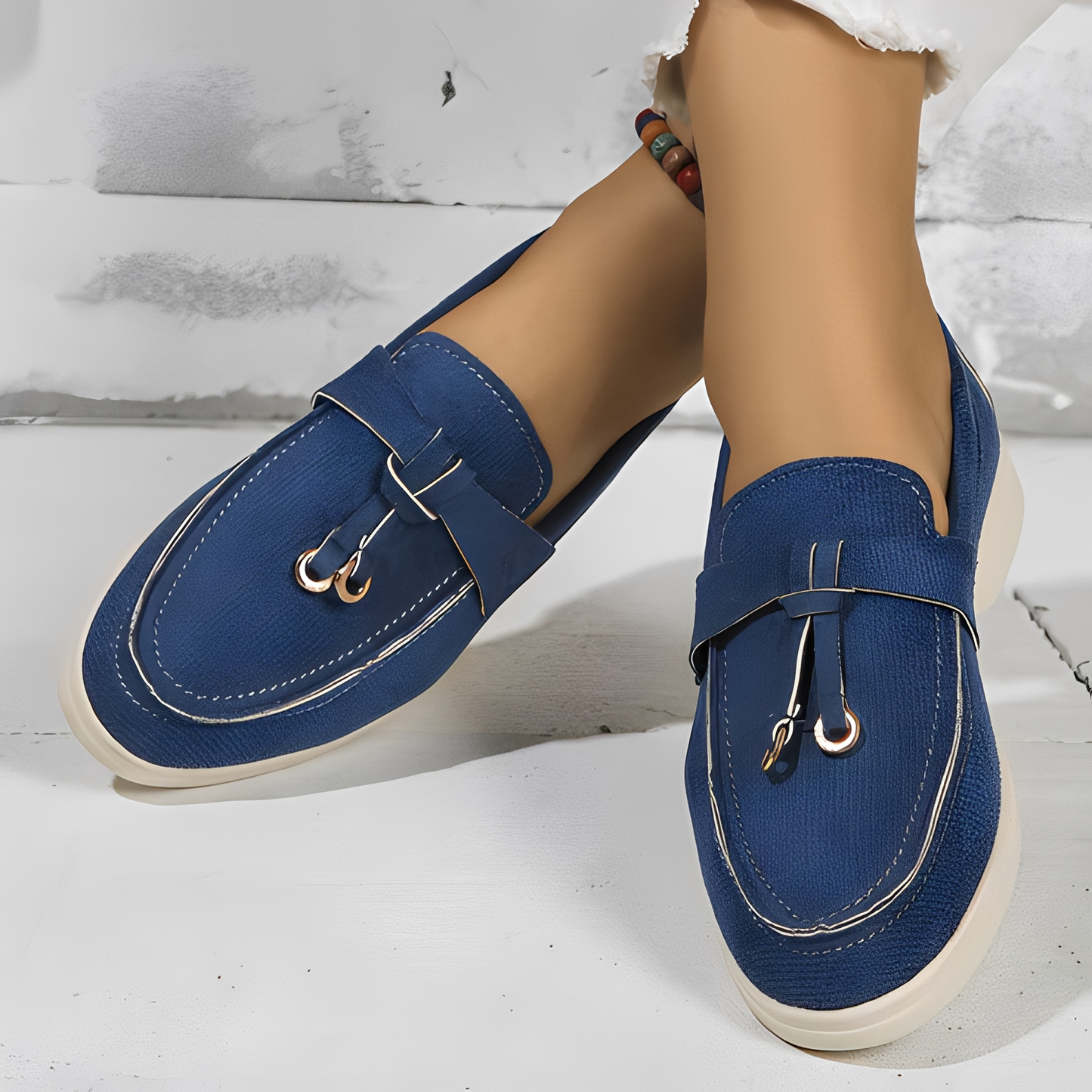 Euna - Chic women's slip-on loafers