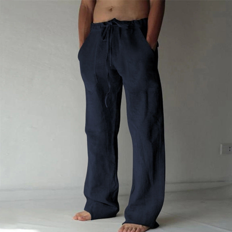 Benjamin - Men's Solid Color Linen Pants