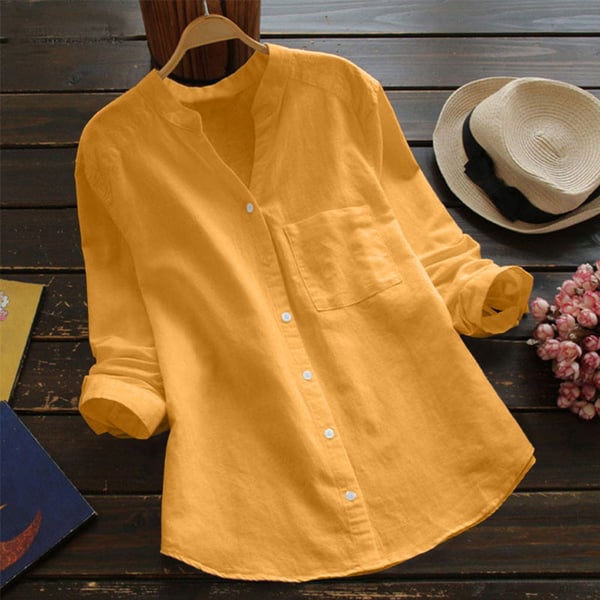 Elma - A relaxed and roomy linen and cotton shirt