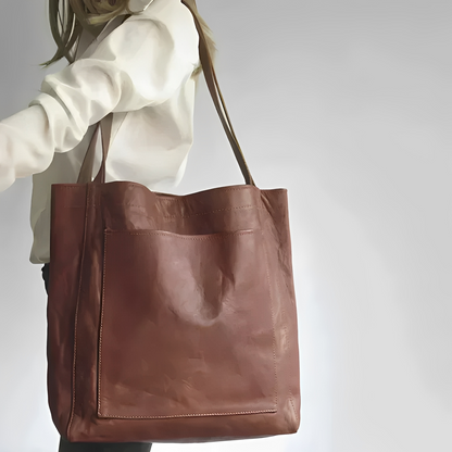 Toni – Elegant Leather Bag with Suede Lining