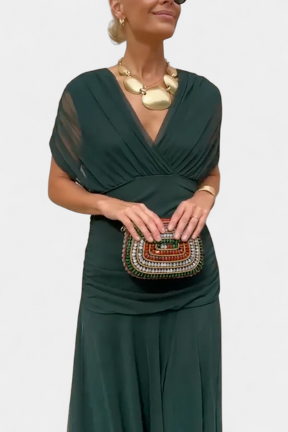 Celine - Elegant Off-Shoulder Dress