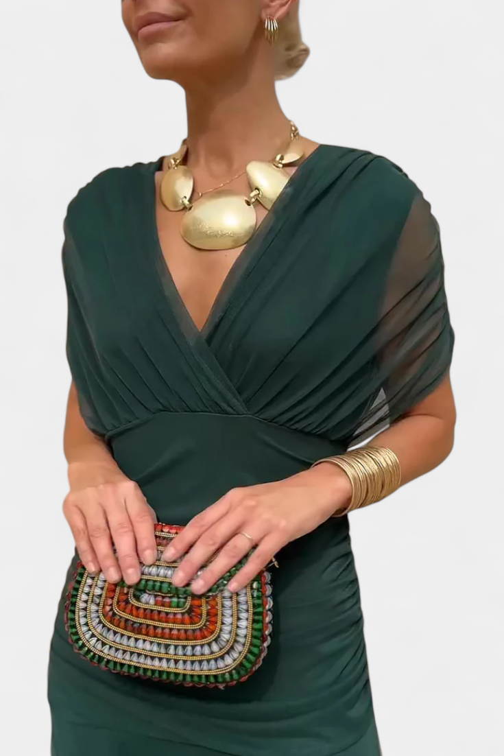 Celine - Elegant Off-Shoulder Dress