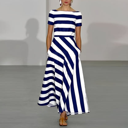 Charmaine – Chic Striped Dress