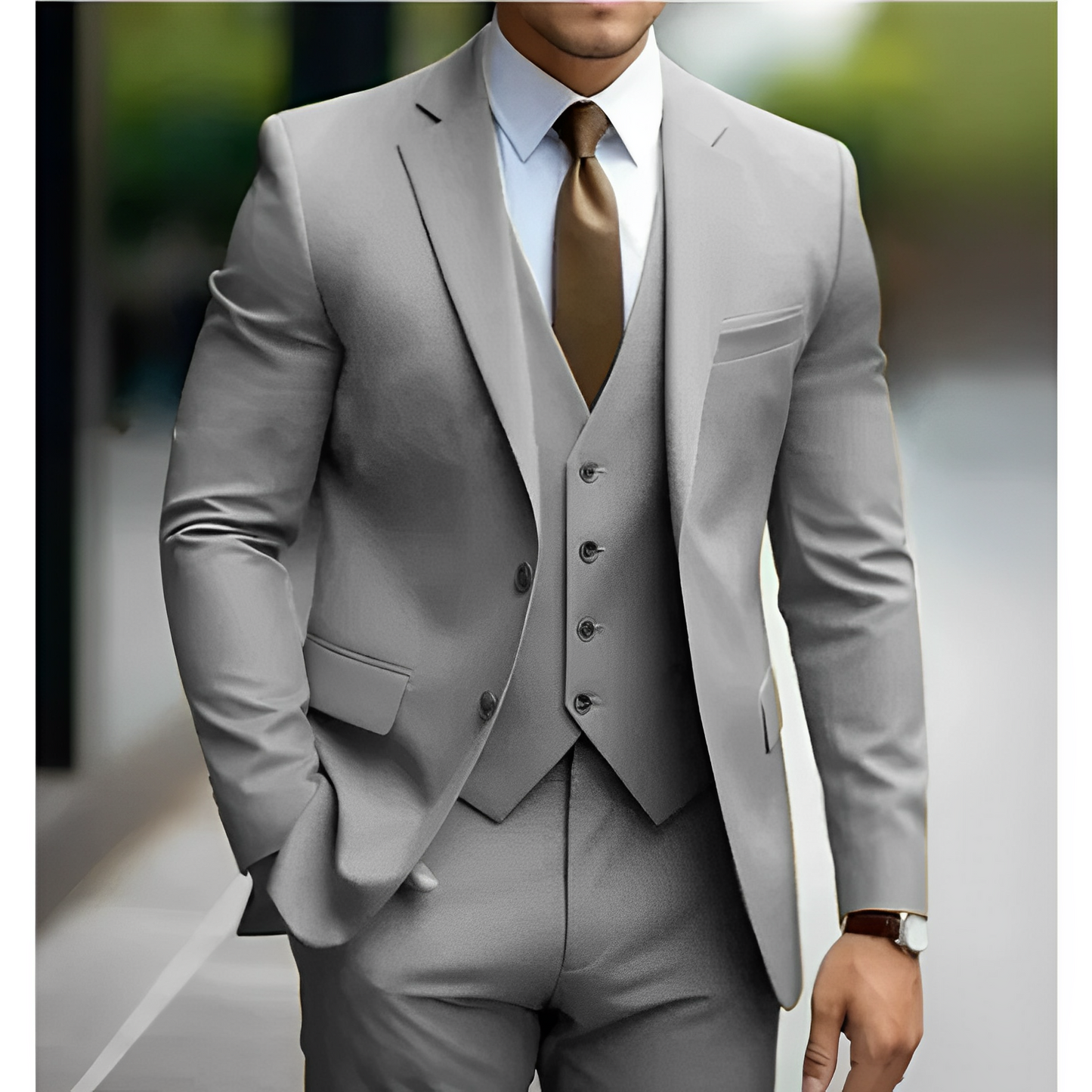 Liam – Stylish 3-Piece Men's Wedding Suit