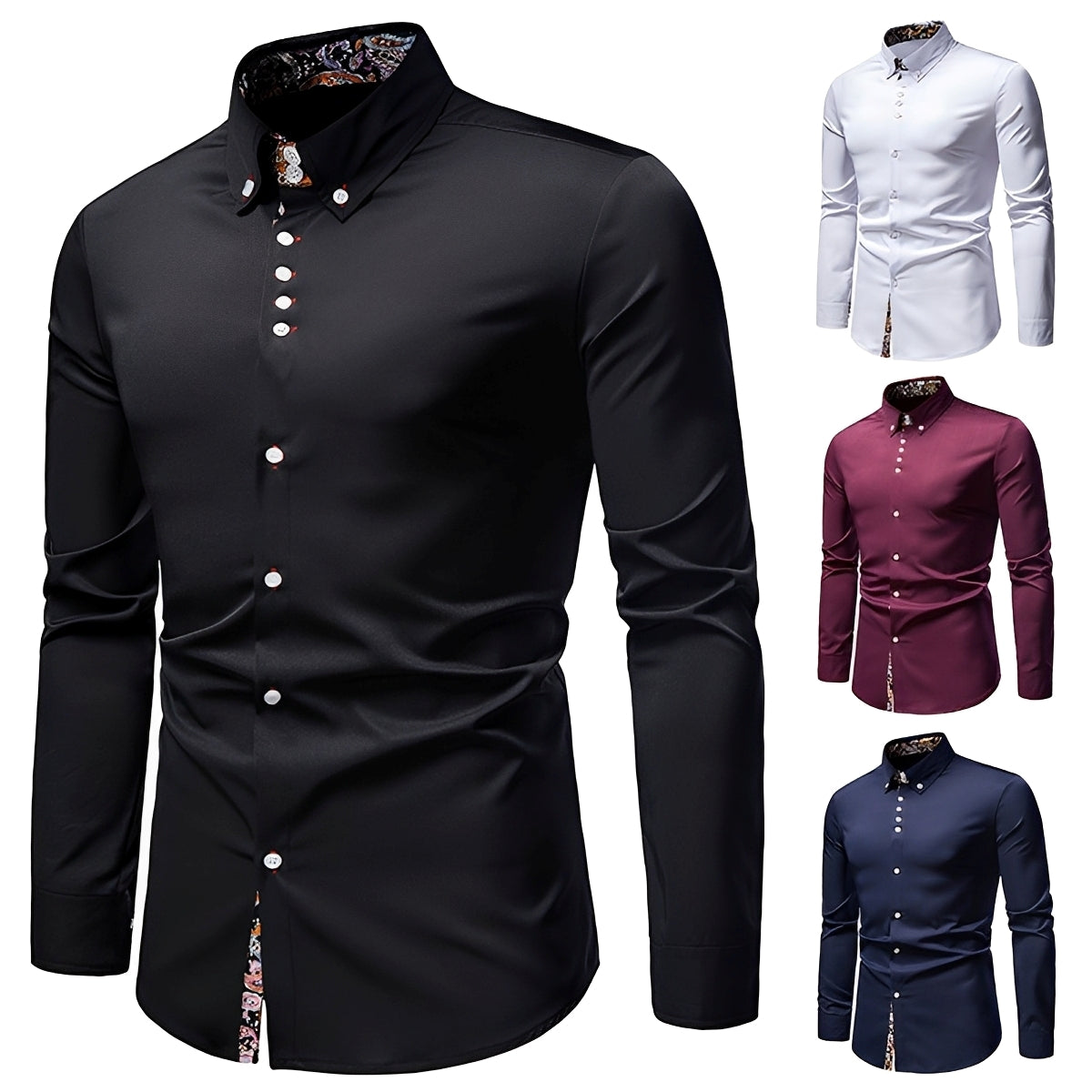 Adrien – Elegant Long Sleeve Shirt