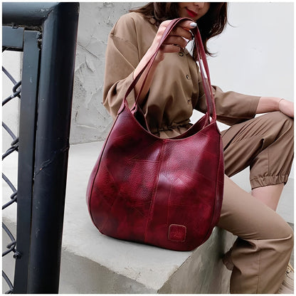 Charlotte - Vintage Leather Bag Set