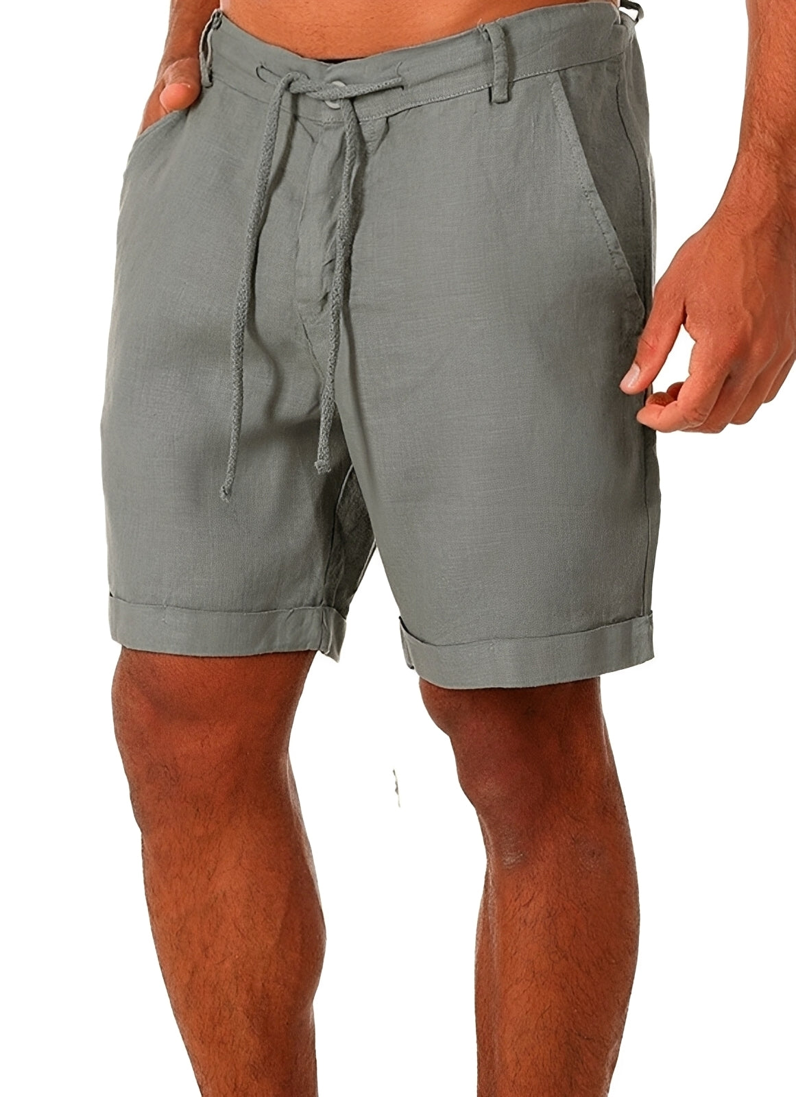 Billy - Casual lace-up shorts for men