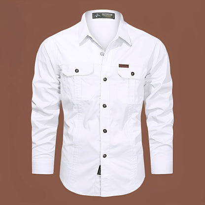 Gabriel – Men's Cargo Shirt with Practical Pockets