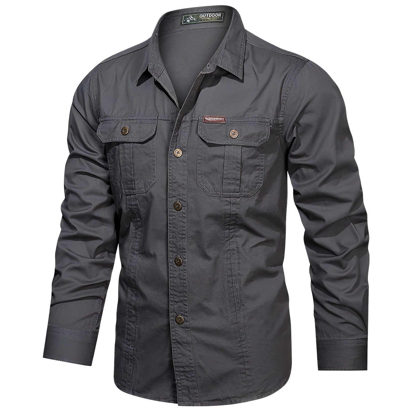 Gabriel – Men's Cargo Shirt with Practical Pockets