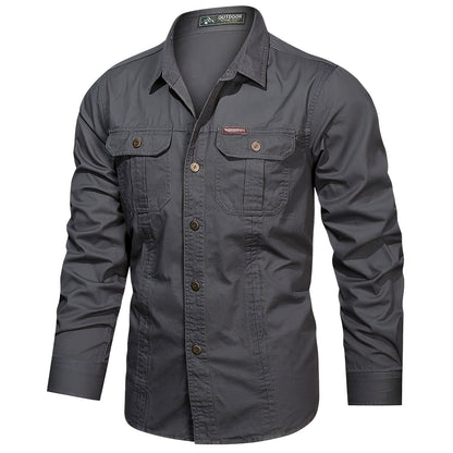 Gabriel – Men's Cargo Shirt with Practical Pockets