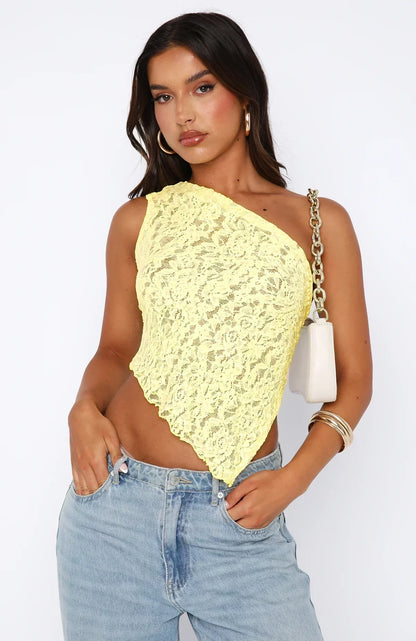 Luise - Lace Top with Back Accents
