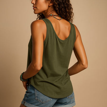 Chelsea – Sleeveless Top with V-Neck