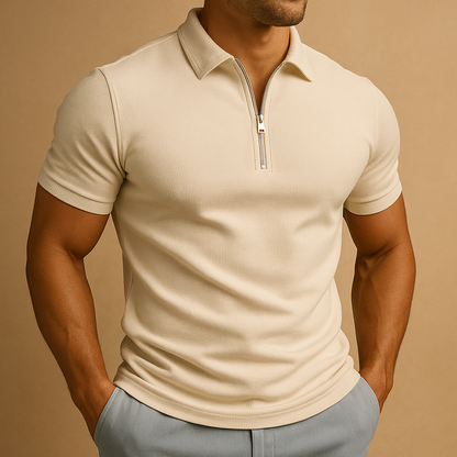 Hugo – Modern Polo with Zipper