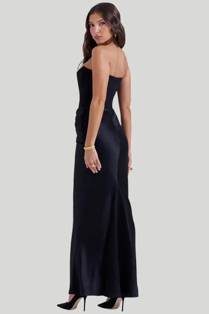 Elisabeth - Off-shoulder maxi dress for a refined appearance