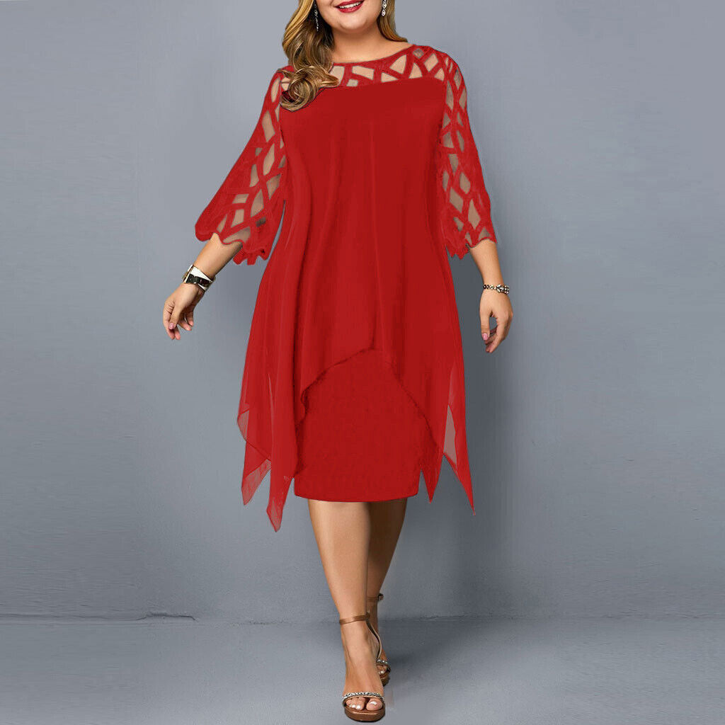 Annika – Dress with open sleeves and a flattering fit