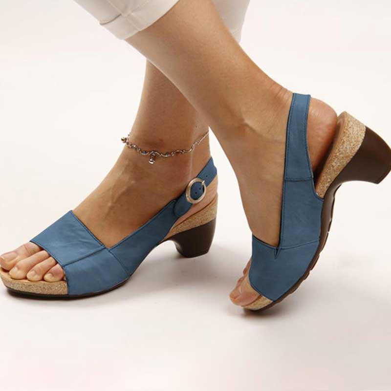 Victoria - Orthopedic heeled sandals