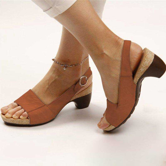 Victoria - Orthopedic heeled sandals
