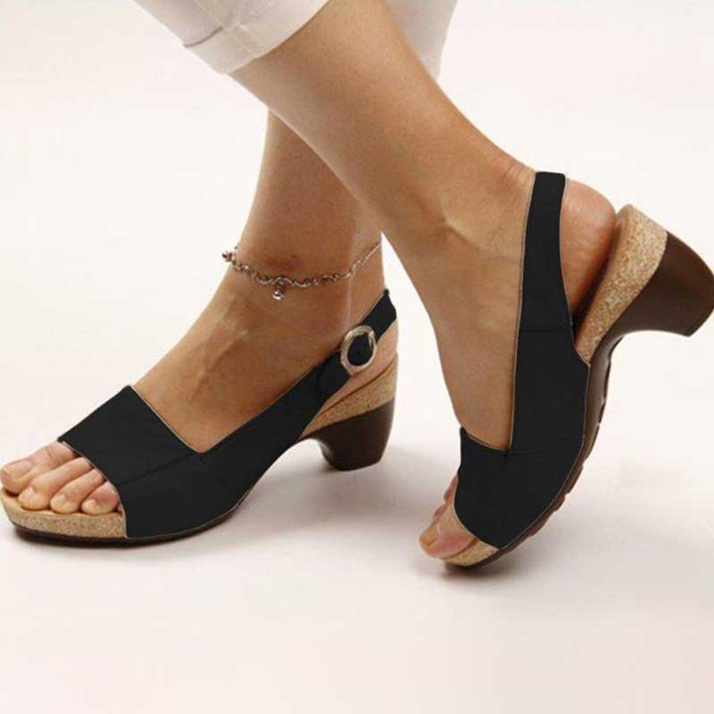 Victoria - Orthopedic heeled sandals