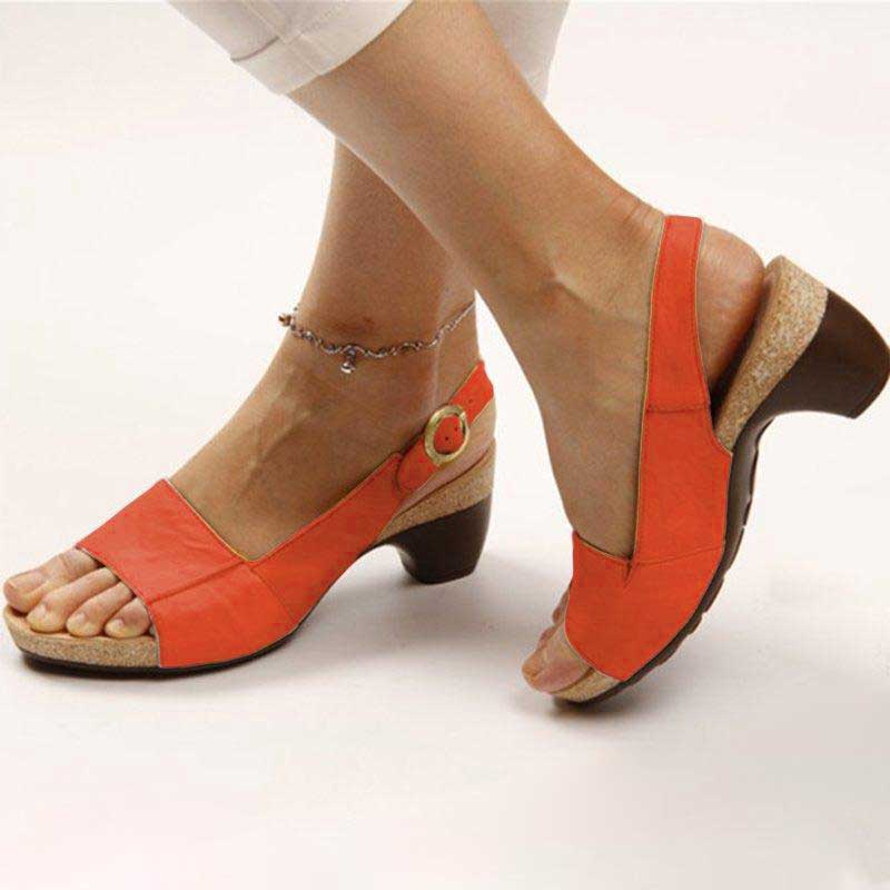 Victoria - Orthopedic heeled sandals