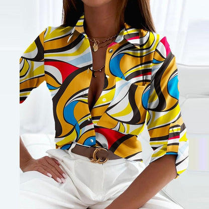 Kharlyn - Sophisticated Blouse with Traditional Collar